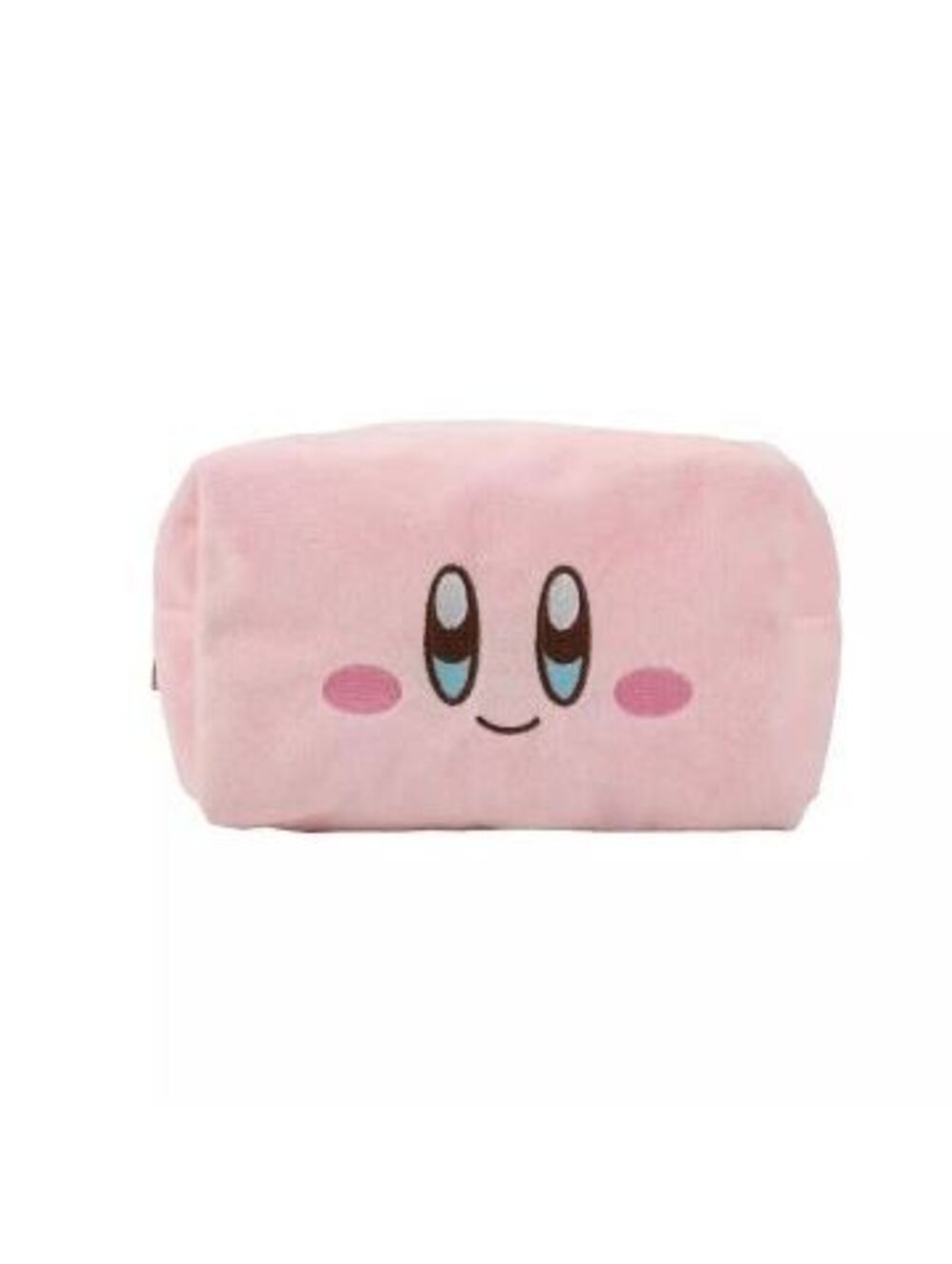 Bioworld Kirby Face Pink Plush Cosmetic Bag